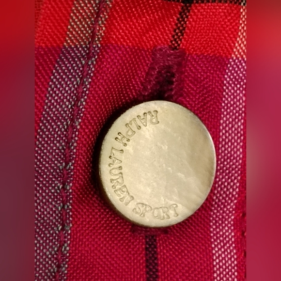 Vintage 90s/2000s 100% Silk Ralph Lauren Pink Plaid Button-Up Size S - Like New! - Picture 3 of 12